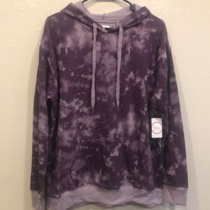 Purple Tie Dye Hoodie